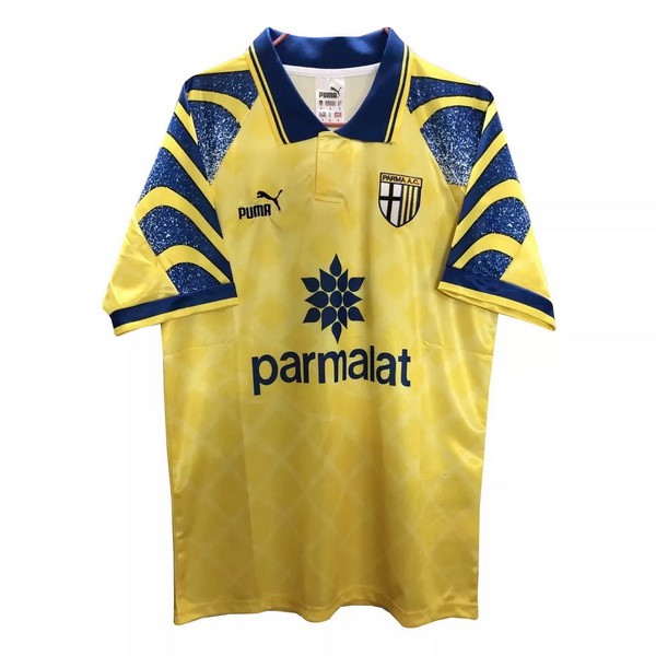 Ausweichtrikot Thailand Parma Retro 1995 1997 Gelb Günstige Fußballtrikots